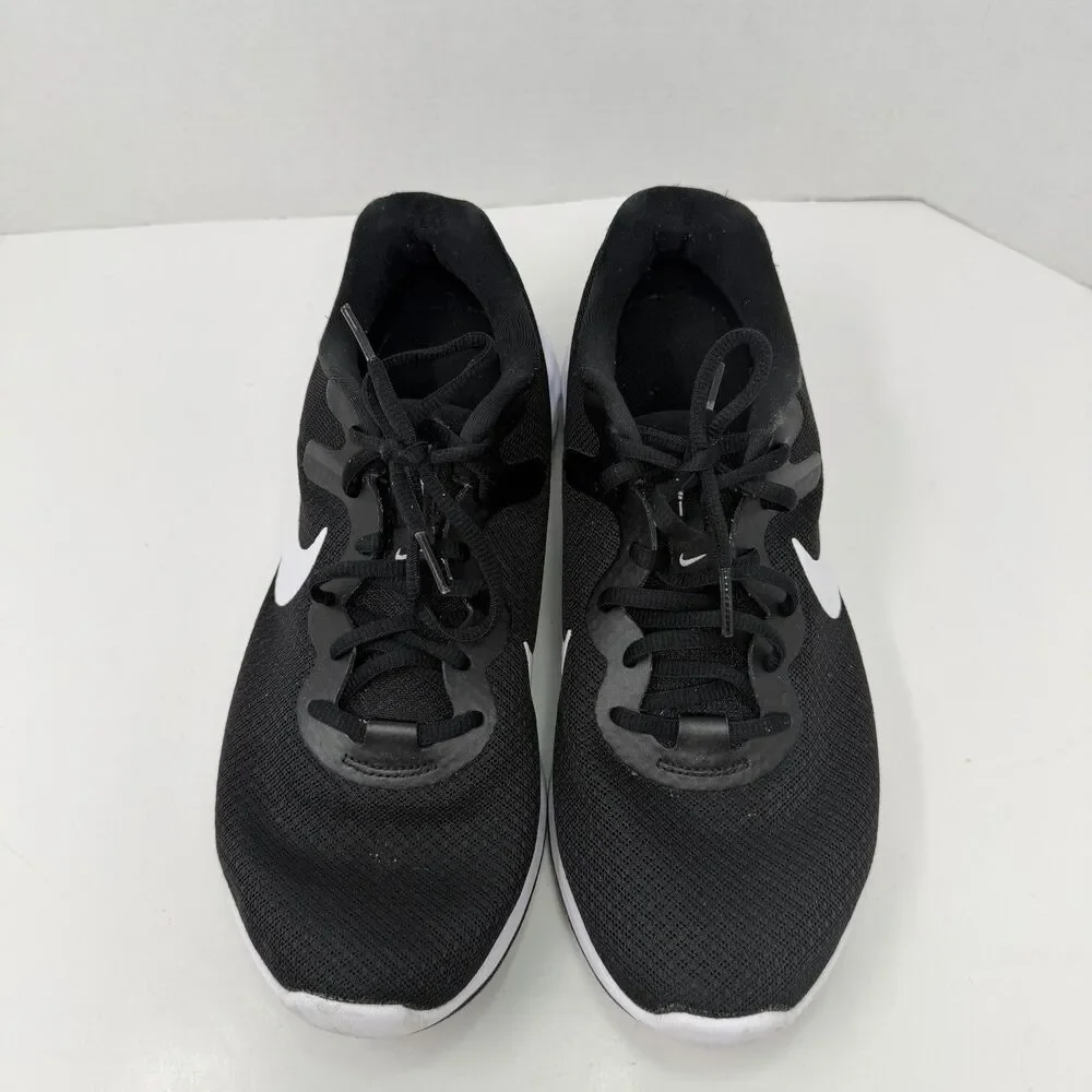 Nike Revolution 6 Next Nature Running Shoes Black/ White Men's Sz 10 US No Box